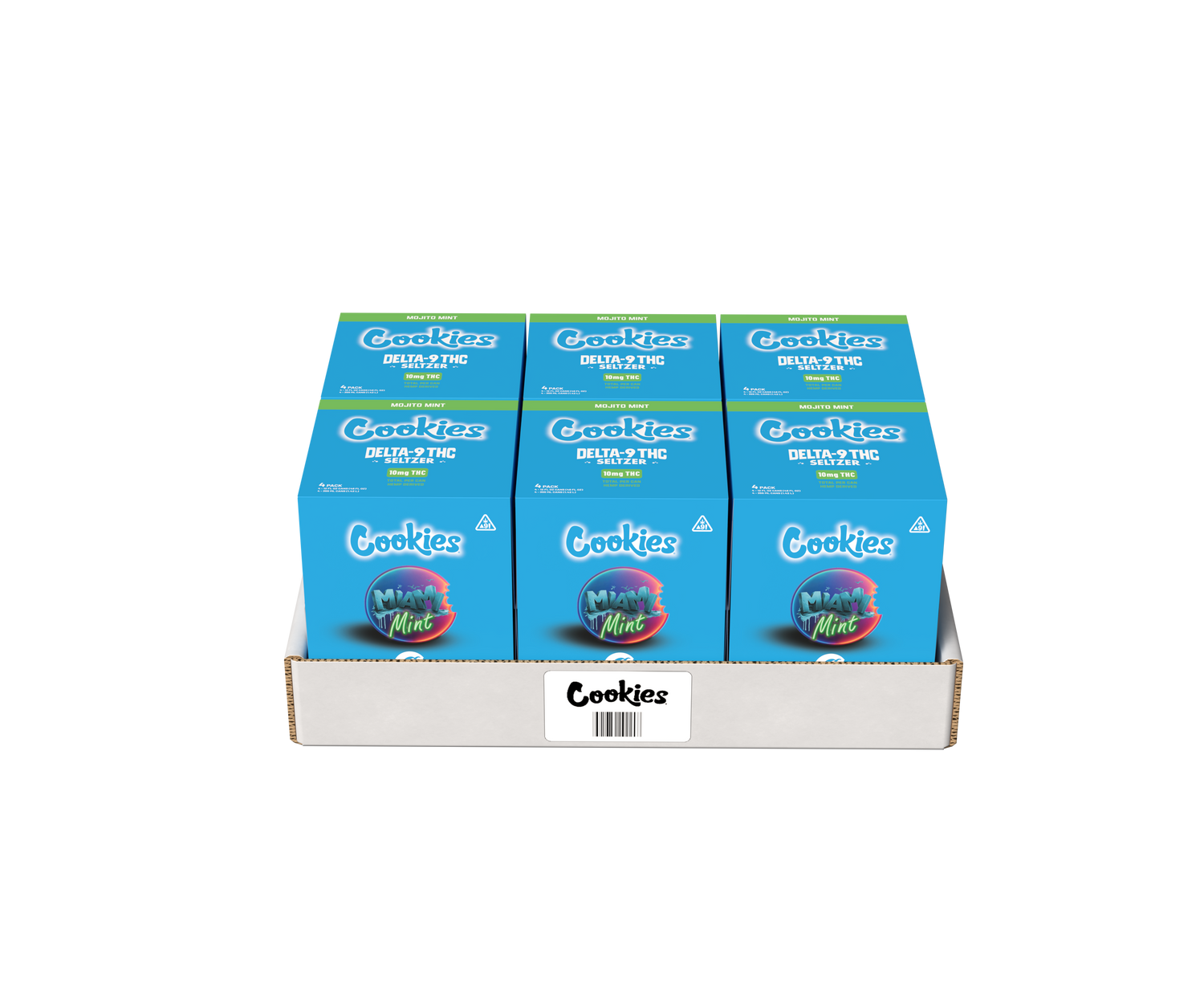 Cookies - Delta 9/THC Seltzer Can 10mg - Miami Mint
