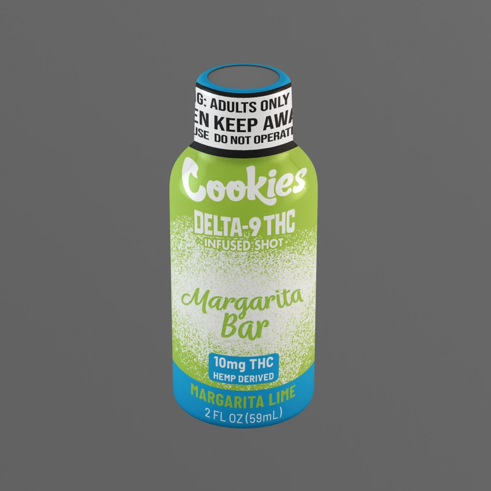 Cookies - D9/THC Infused Shot 10mg - Margarita Bar