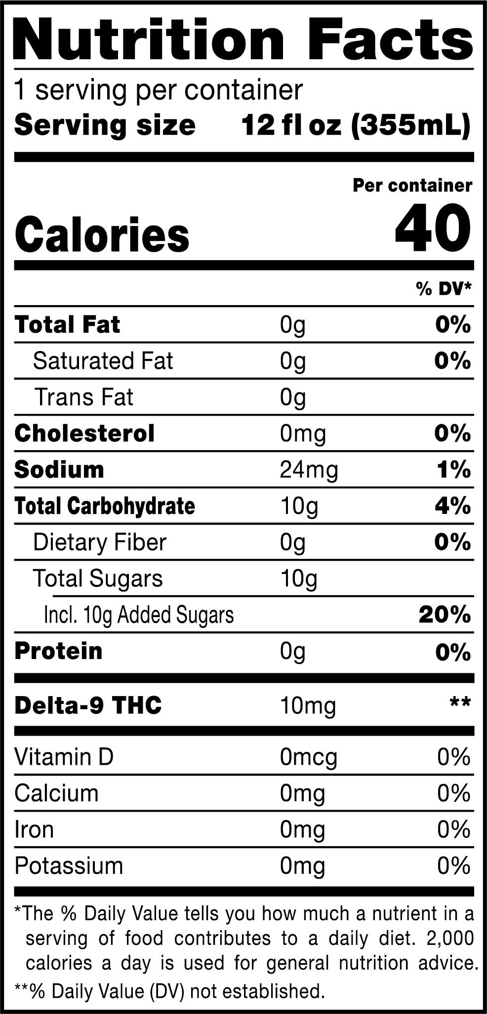 Cookies - THC Seltzer Can 10mg - Huckleberry Gelato