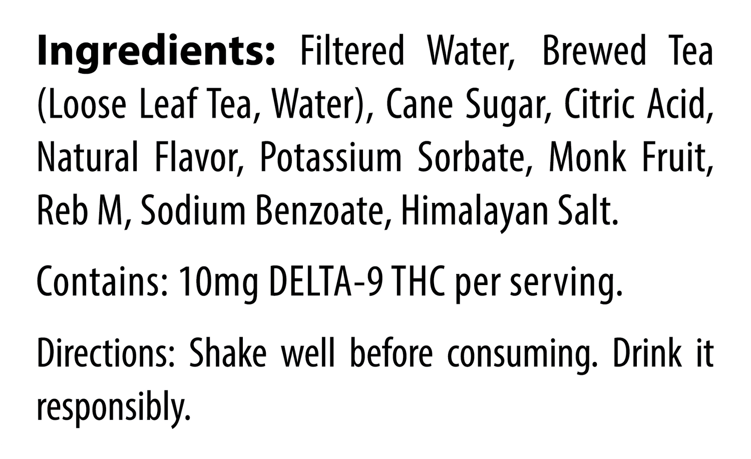 Cookies - D9/THC Infused Shot 10mg - Georgia Pie
