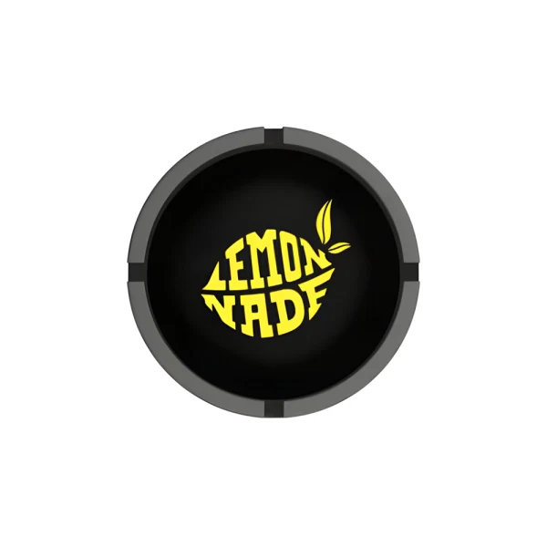 LemonNade - Yellow Silicone Ashtray - Black Logo