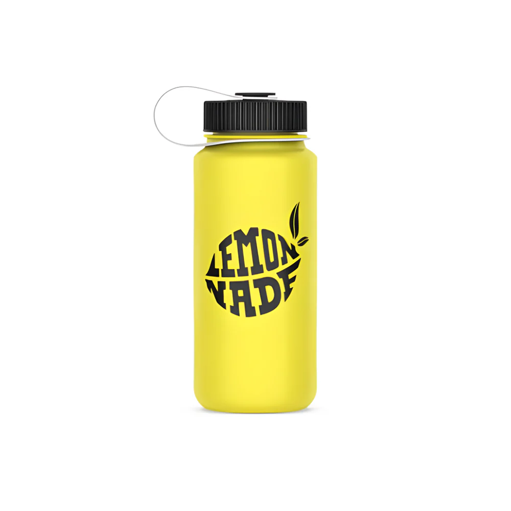 LemonNade - Yellow Water Bottle - Black Logo