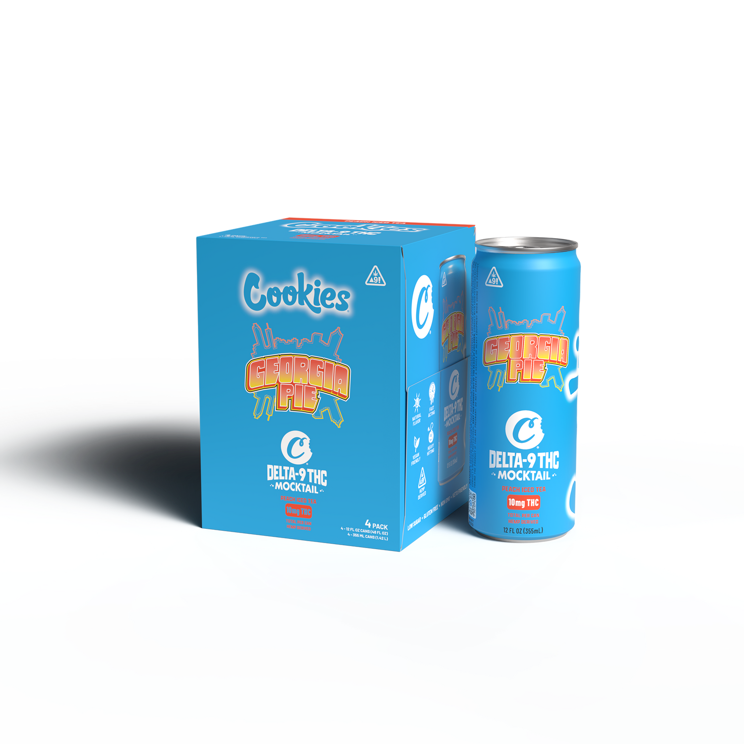 Cookies - Delta 9/THC Mocktail Can 10mg - Georgia Pie