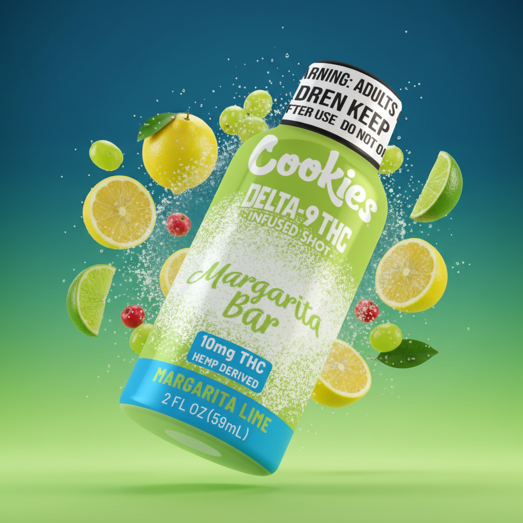 Cookies - D9/THC Infused Shot 10mg - Margarita Bar