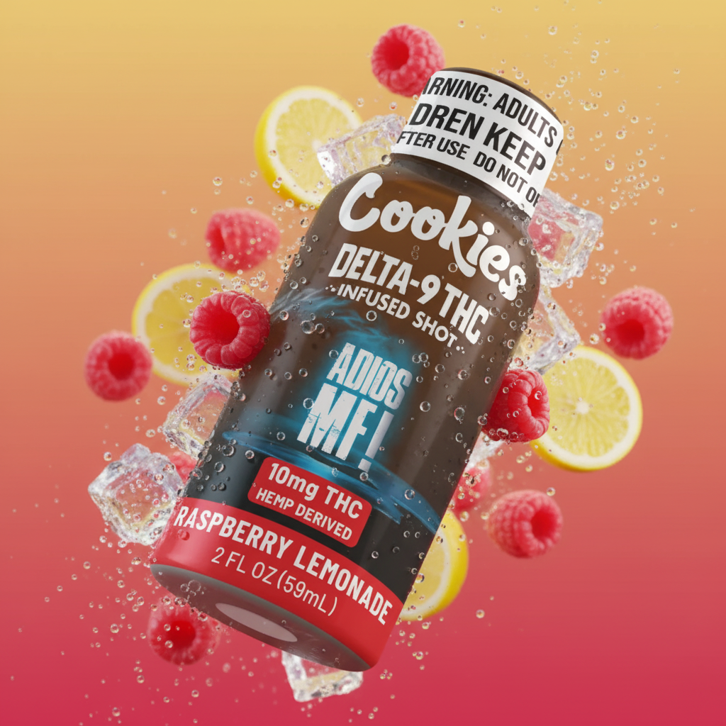 Cookies - D9/THC Infused Shot 10mg - Adios MF