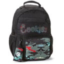 Escobar Cam Pieced Canvas Backpack w/ Mesh Pocket - Black
