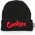 Original Mint Embroidered Knit Beanie - Black/Red