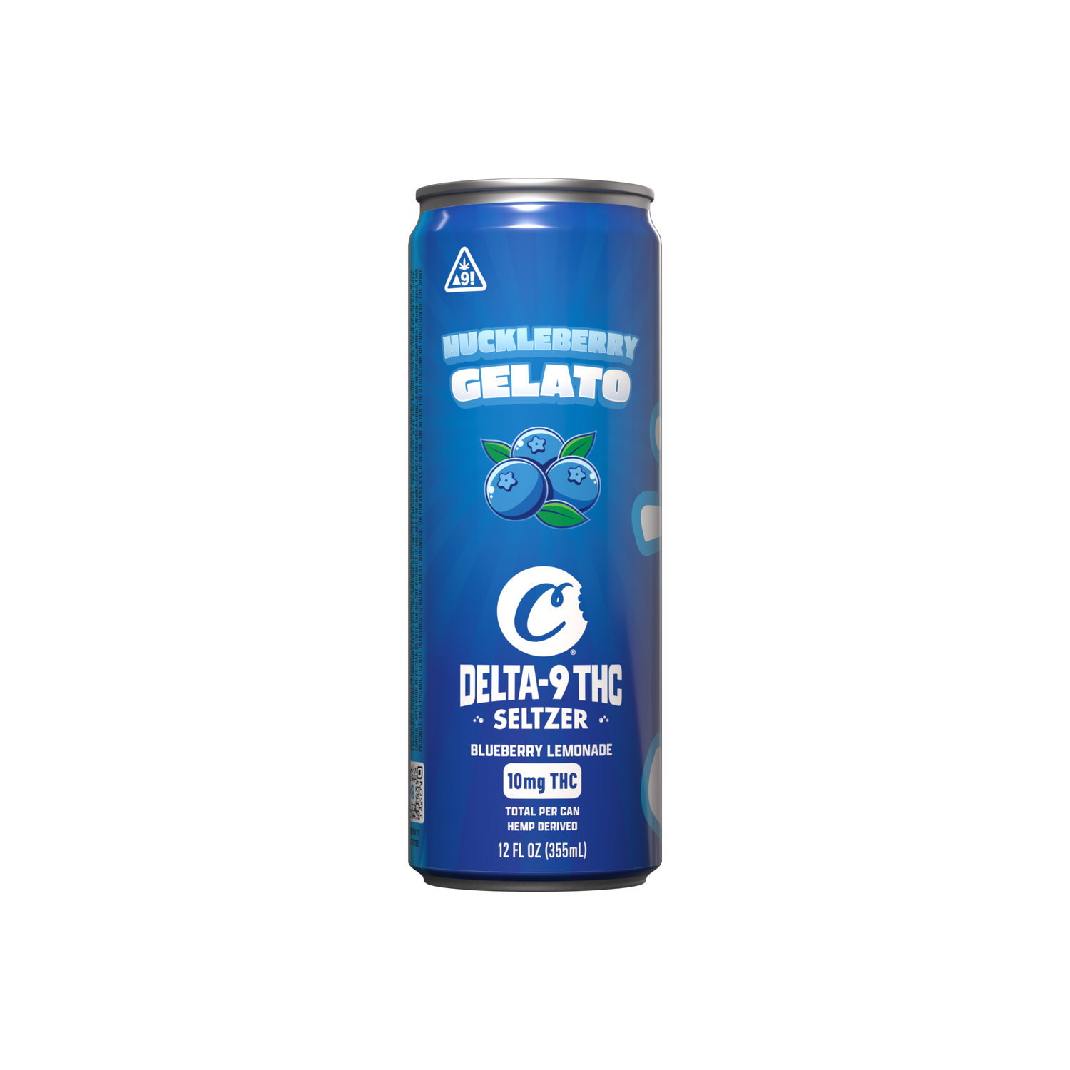 Cookies - THC Seltzer Can 10mg - Huckleberry Gelato