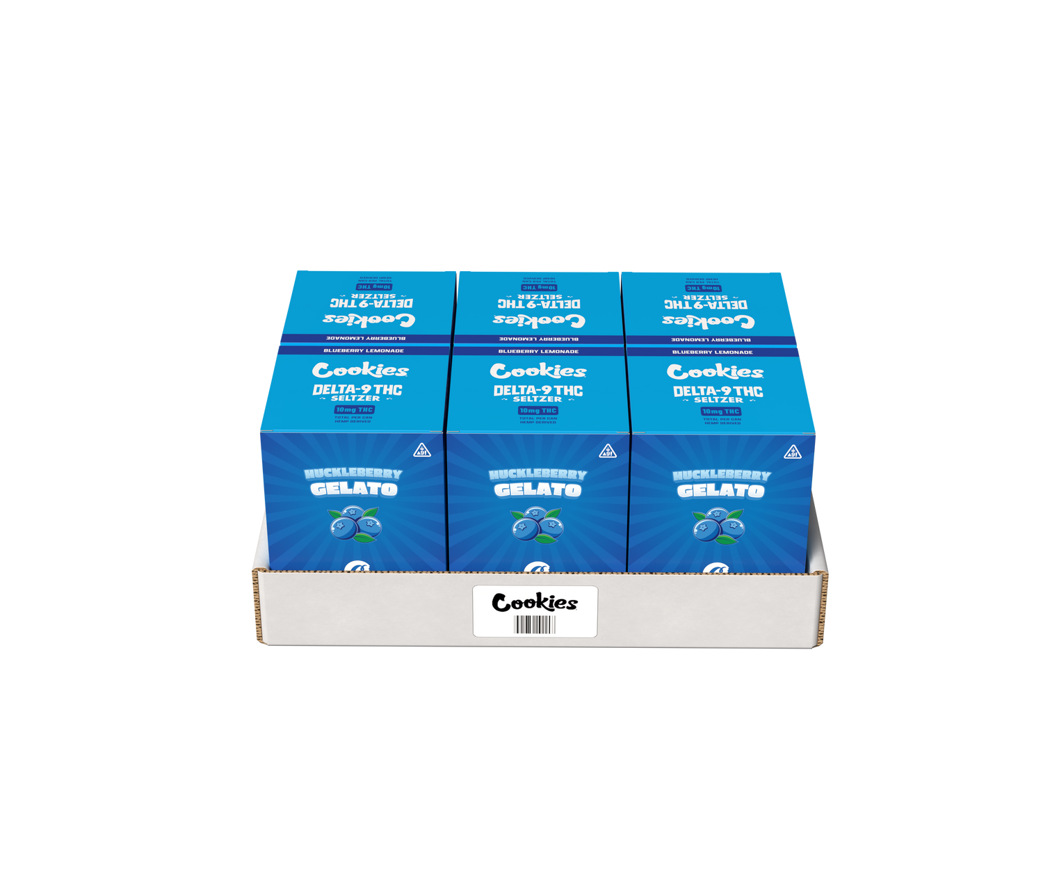 Cookies - THC Seltzer Can 10mg - Huckleberry Gelato