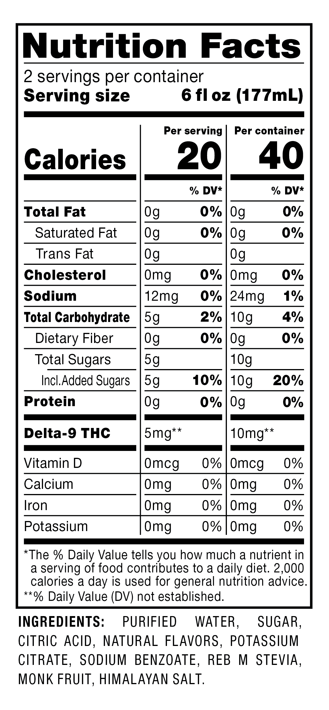 Cookies - THC Seltzer Can 10mg - Huckleberry Gelato