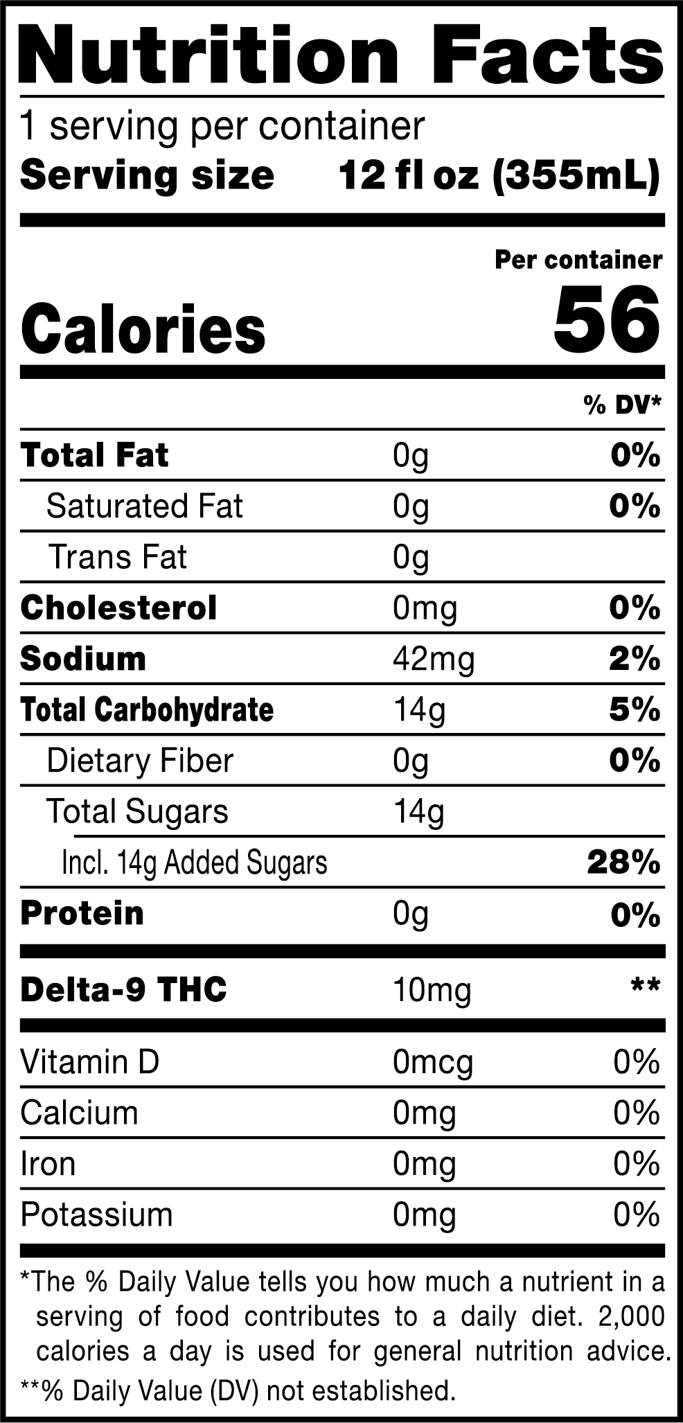 Cookies - Delta 9/THC Mocktail Can 10mg - Margarita Bar
