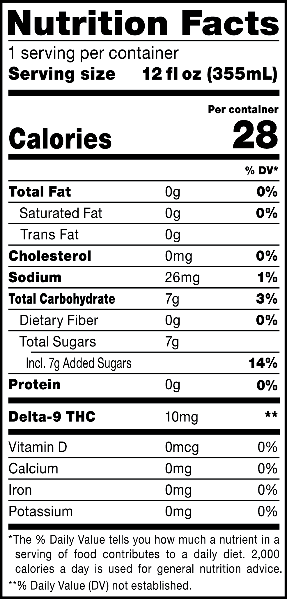 Cookies - Delta 9/THC Mocktail Can 10mg - Georgia Pie