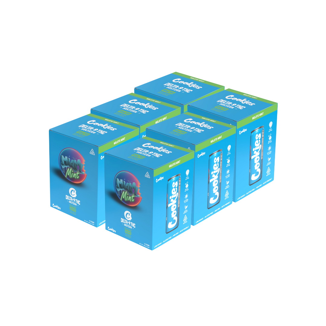 Cookies - Delta 9/THC Seltzer Can 10mg - Miami Mint