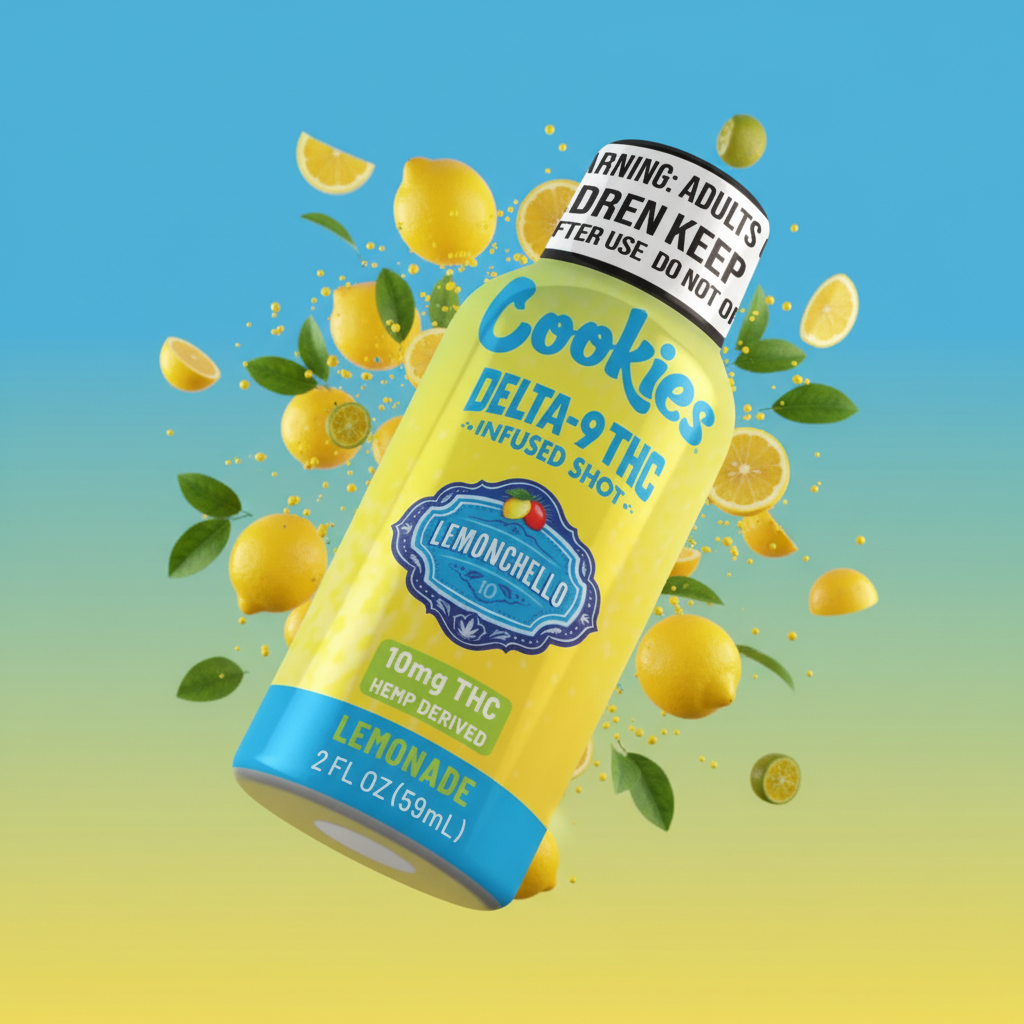 Cookies - D9/THC Infused Shot 10mg - Lemoncello