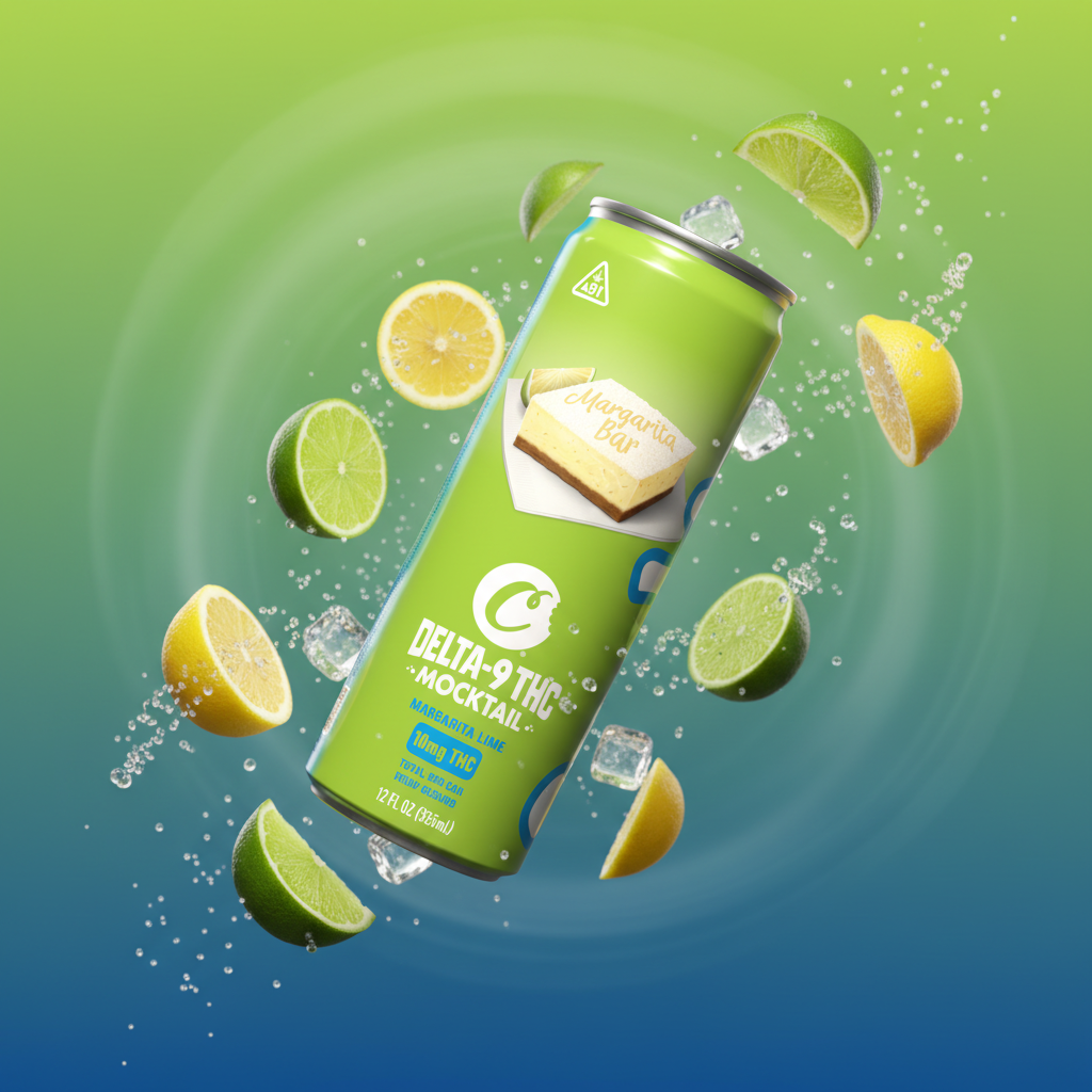 Cookies - Delta 9/THC Mocktail Can 10mg - Margarita Bar