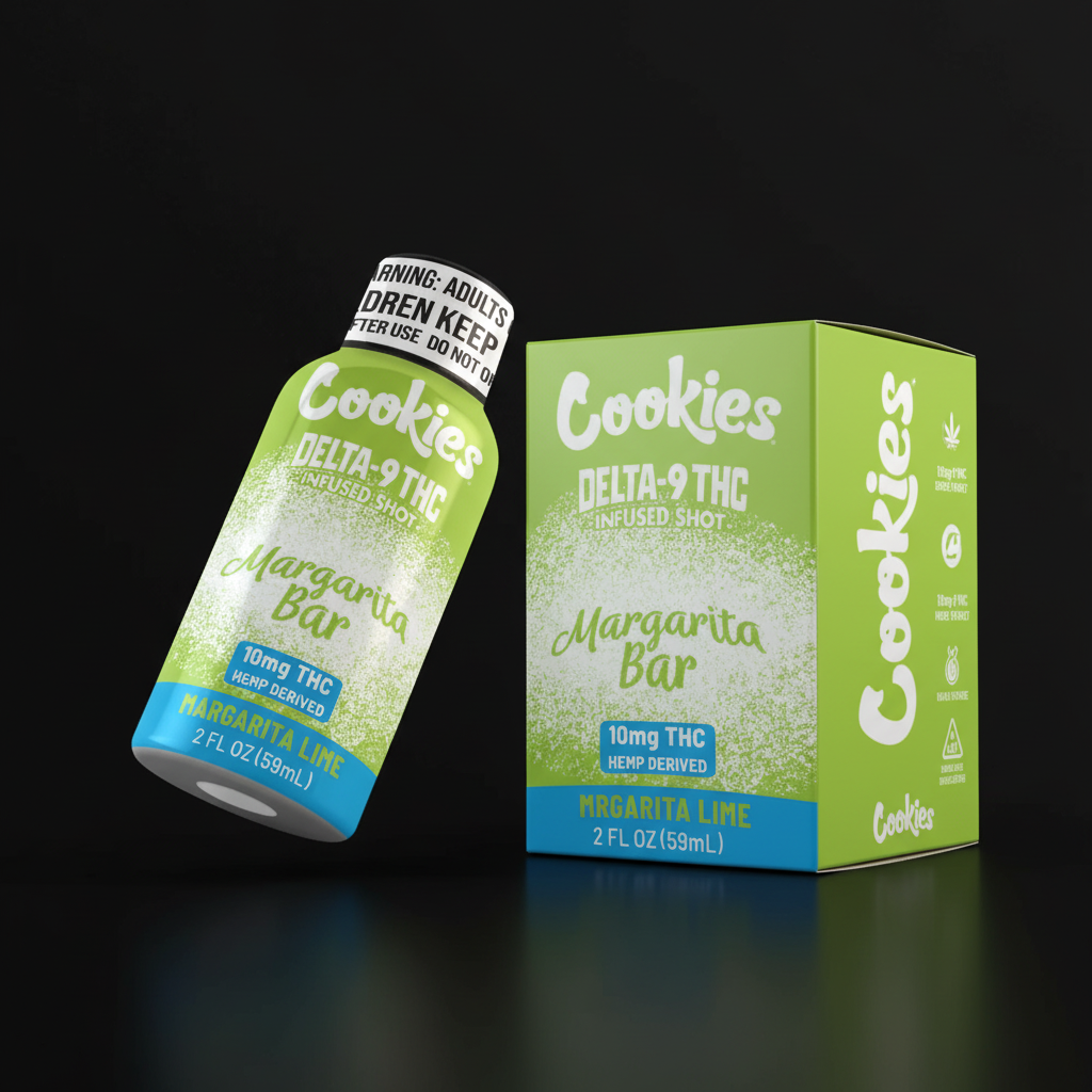 Cookies - D9/THC Infused Shot 10mg - Margarita Bar