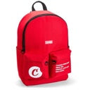 Orion Canvas Nylon Backpack w/ Rubber Logo "Smell Proof" - Red