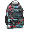 Escobar Cam Pieced Canvas Backpack w/ Mesh Pocket - Green Camo