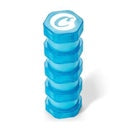 V2 Mini Stackable Child-Proof Plastic Storage Jar - Blue